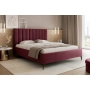 Łóżko glamour tapicerowane wysokie zagłowie 160x200 Tatiana