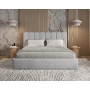 Polster-Doppelbett 160x200 mit Stauraum schlankes Design Nuvia