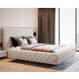 Łóżko do sypialni premium chesterfield 160x200 Rossano